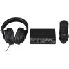 imageSteinberg Recording Pack With IXO22 Audio Interface Studio Condenser Mic Monitor Headphones Cubase AI Cubasis LE WaveLab LE and Steinberg Plus SoftwareBlack