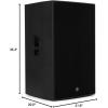 imageYAMAHA DZR15 15 Inch 2000Watt Powered Speaker BlackBlack