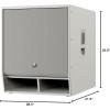 imageYAMAHA DZR15 15 Inch 2000Watt Powered Speaker BlackWhite