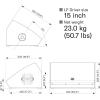 imageYamaha DHR Series Powered Speaker 1000W 12quot LF175quot HF Compression Driver Coaxial Design Plywood EnclosureDHR15M