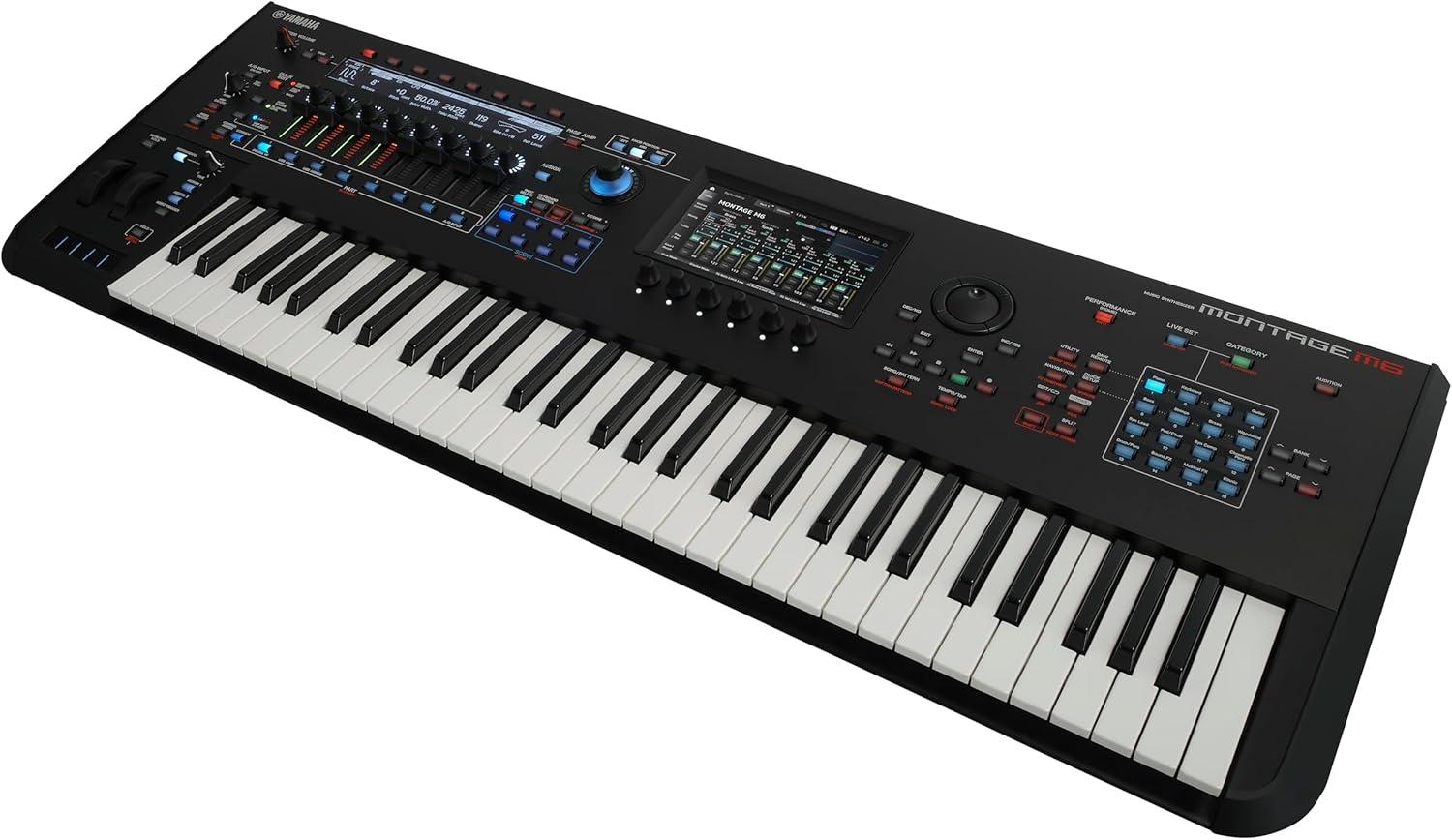 imageYamaha 88Key Flagship Music Synthesizer with GEX Action with Polyphonic Aftertouch for New Sound Exploration and Expressive Control Montage M8XM6