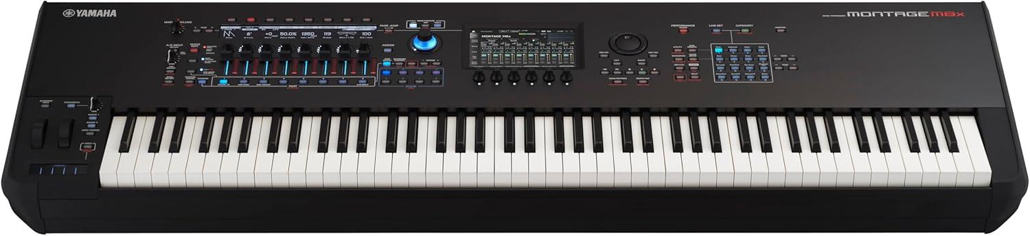 imageYamaha 88Key Flagship Music Synthesizer with GEX Action with Polyphonic Aftertouch for New Sound Exploration and Expressive Control Montage M8XM8X