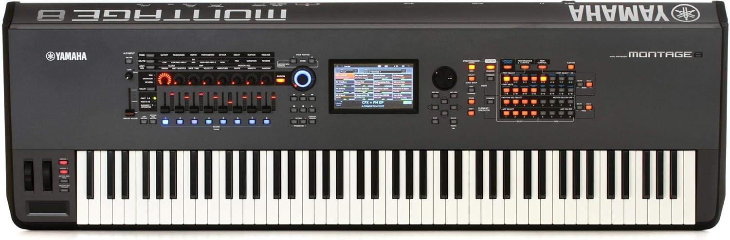 imageYamaha Montage8 88key Synthesizer Workstation BlackBlack