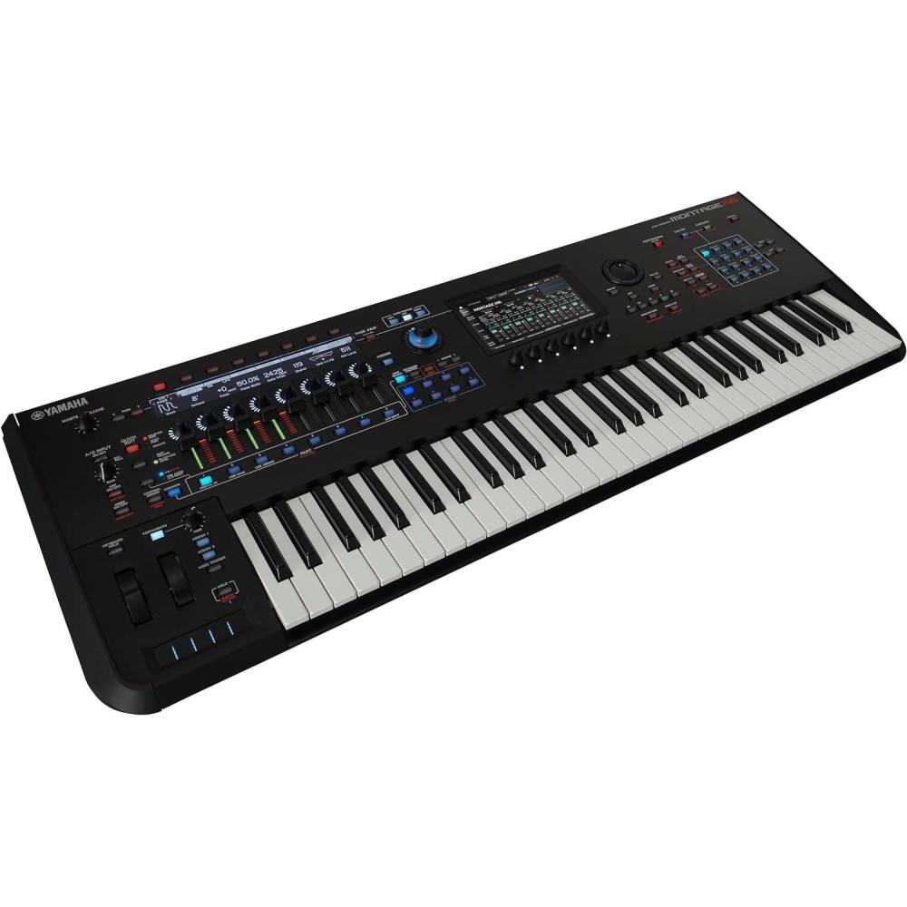 imageYamaha 88Key Flagship Music Synthesizer with GEX Action with Polyphonic Aftertouch for New Sound Exploration and Expressive Control Montage M8XM6