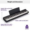 imageYAMAHA P125 88Key Weighted Action Digital Piano with Power Supply and Sustain Pedal BlackBlack