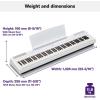 imageYAMAHA P125 88Key Weighted Action Digital Piano with Power Supply and Sustain Pedal BlackWhite