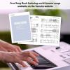 imageYamaha 61Key Portable Keyboard for Beginners with BuiltIn Songs Quiz Mode Music Rest with Power Adapter YPT280YPT370
