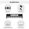 imageYamaha 61Key Portable Keyboard for Beginners with BuiltIn Songs Quiz Mode Music Rest with Power Adapter YPT280YPTW320