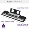 imageYamaha 61Key Portable Keyboard for Beginners with BuiltIn Songs Quiz Mode Music Rest with Power Adapter YPT280YPTW320