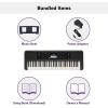 imageYamaha 61Key Portable Keyboard for Beginners with Learning Tools Music Rest and Power Adapter PSRE28361Key