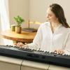 imageYamaha 61Key Portable Keyboard for Beginners with Learning Tools Music Rest and Power Adapter PSRE28376Key