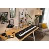 imageYamaha 88Key Weighted Portable Digital Piano Keyboard with Music Rest Sustain Foot Switch Builtin Speakers USB Connectivity Black P45BBlack