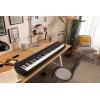 imageYamaha 88Key Weighted Portable Digital Piano Keyboard with Music Rest Sustain Foot Switch Builtin Speakers USB Connectivity Black P45BBlack