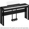 imageYamaha 88Key Weighted Portable Digital Piano Keyboard with Music Rest Sustain Foot Switch Builtin Speakers USB Connectivity Black P45BBlack