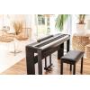 imageYamaha 88Key Weighted Portable Digital Piano Keyboard with Music Rest Sustain Foot Switch Builtin Speakers USB Connectivity Black P45BBlack
