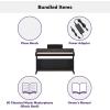 imageYamaha Arius 88Key Weighted Action Digital Aspiring Musicians CFX Concert Grand Piano Voice 3Pedal Unit Bench Included Classic Upright Design Dark Rosewood YDP145RDark Rosewood