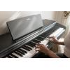 imageYamaha Arius 88Key Weighted Action Digital Aspiring Musicians CFX Concert Grand Piano Voice 3Pedal Unit Bench Included Classic Upright Design Dark Rosewood YDP145RDark Rosewood