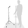 imageYamaha Cymbal Medium Weight SingleBraced Boom Stand CS755Lightweight  DoubleBraced