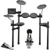 imageYamaha Electronic Drum Set with 400 Premium Customizable Sounds USB AudioMIDI Quiet Pads Silent Kick Pedal and Smart Apps Included DTX402KDrums Only