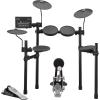 imageYamaha Electronic Drum Set with 400 Premium Customizable Sounds USB AudioMIDI Quiet Pads Silent Kick Pedal and Smart Apps Included DTX402KDrums Only