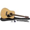 imageYamaha GigMaker Standard Acoustic Guitar w Gig Bag Tuner Strap and Picks  NaturalNatural
