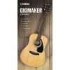 imageYamaha GigMaker Standard Acoustic Guitar w Gig Bag Tuner Strap and Picks  NaturalNatural