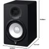 imageYamaha HS7 100Watt Series Monitor Black 65quotBlack