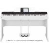 imageYamaha PS500 88key Smart Digital Piano wStream Lights Technology PA500C Power Adapter and FC4A Sustain Pedal BlackWhite