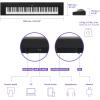 imageYamaha Piaggero 61Key UltraPortable Digital Piano Touch Sensitive Metronome Recording Function White NP15WHBlack