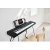 imageYamaha Piaggero 61Key UltraPortable Digital Piano Touch Sensitive Metronome Recording Function White NP15WHBlack