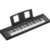 imageYamaha Piaggero 61Key UltraPortable Digital Piano Touch Sensitive Metronome Recording Function White NP15WHBlack