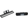 imageYamaha Piaggero 61Key UltraPortable Digital Piano Touch Sensitive Metronome Recording Function White NP15WHBlack