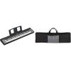 imageYamaha Piaggero 61Key UltraPortable Digital Piano Touch Sensitive Metronome Recording Function White NP15WHBlack
