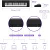 imageYamaha Piaggero 61Key UltraPortable Digital Piano Touch Sensitive Metronome Recording Function White NP15WHWhite