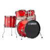 imageYamaha Rydeen 5pc Shell Pack with 22quot Bass Drum Fine BlueHot Red