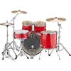 imageYamaha Rydeen 5pc Shell Pack with 22quot Bass Drum Fine BlueHot Red