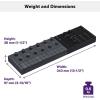 imageYamaha SEQTRAK Mobile Music Ideastation Advanced Sequencer Onboard Sampling Buildin Speakers and Microphone Black BKBlack