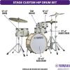 imageYamaha Stage Custom Hip  Matte Surf Green OneBox 4PC Shell SBP0F4HMSGClassic White