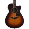 imageYamaha FSX830C Small Body Solid Top Cutaway AcousticElectric Guitar NaturalBrown Sunburst