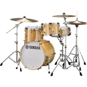 imageYamaha 5pc Shell Pack with a 22quot Kick 14 Snare Drum in Cranberry Red for Students and Working Drummers SBP2F50CRNatural Wood