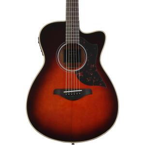 imageYamaha 6 String Series A1R AcousticElectric GuitarRosewood Tobacco Sunburst Dreadnought Cutaway TBSTobacco Sunburst