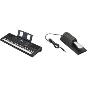 imageYamaha 76Key TouchSensitive Advanced Portable Keyboard with ProQuality Sound Music Rest and Power Adapter PSREW425Keyboard  Foot Pedal