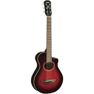 imageYamaha APXT2 34Size AcousticElectric Guitar  BlackDark Red Burst