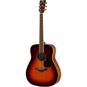 imageYamaha FS820 Small Body Solid Top Acoustic Guitar Autumn BurstBrown Sunburst