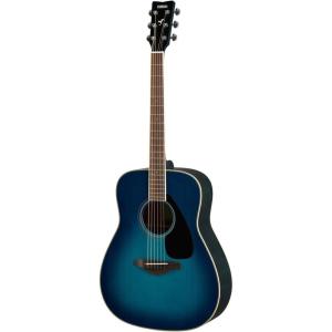 imageYamaha FS820 Small Body Solid Top Acoustic Guitar Autumn BurstSunset Blue