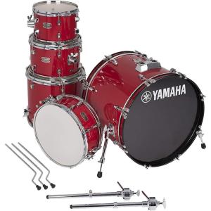 imageYamaha Rydeen 5pc Shell Pack with 22quot Bass Drum Fine BlueHot Red