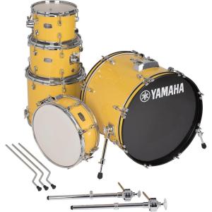 imageYamaha Rydeen 5pc Shell Pack with 22quot Bass Drum Fine BlueMellow Yellow