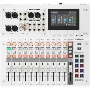 imageYamaha MGX12V 18ch Digital Mixing Console Dual USBC AudioVideo Interface Includes Cubase Al WaveLab Cast LE Basic FX Suite and Steinberg Plus Software Bundle White MGX12V WWhite